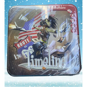Asmodee Card Game Timeline - Americana Tin Box History Trivia Educational SEALED